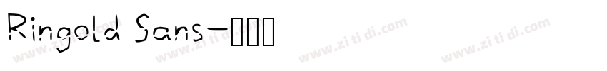Ringold Sans字体转换